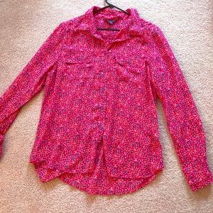 American eagle sheer button down large